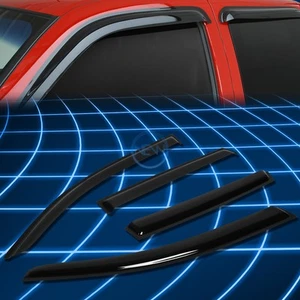 Tint Tape-on Window Visor Wind Sun Rain Deflector for 2007-2012 Dodge Caliber - Picture 1 of 11