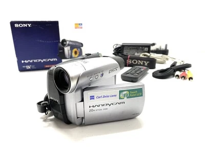 SONY DCR-HC27E Mini DV Tape Digital Video Camera Handycam Complete BOXED SET - Image 1 of 4