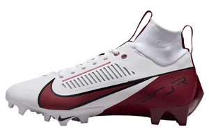 Size 15-Nike Vapor Edge Pro 360 2 TB White/Crimson Football Cleats (FQ4044-104) - Picture 1 of 6