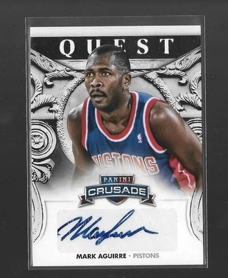 2013-14 Crusade Basketball #24 Mark Aguirre - Autograph - Image 1 of 2