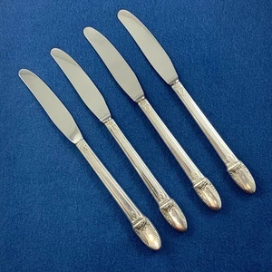 First Love by 1847 Rogers Silver-Plate Set of 4 Luncheon / Grill Knives 1930's - Picture 1 of 1