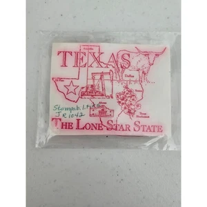 Vintage Stampabilities Unmounted Rubber Stamp Texas Lone Star State - Picture 1 of 2