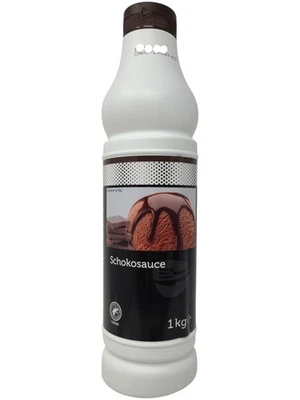 TGQ Salsa al Cioccolato 1kg Squeeze Bottiglia Gelato Dessert Topping (13,99 EUR/kg) - Immagine 1 di 2