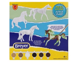 Breyer Paint And GLOW STABLEMATE SET Weihnachten Urlaub - Bild 1 von 1
