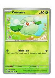 Pokemon TCG: Cottonee (Poke Ball Pattern) 007/131 Prismatic Evolutions Holo - NM - Picture 1 of 2