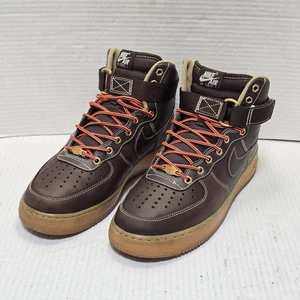 Nike Air Force 1 High ‘07 Winter Workboot Men’s Size 9.5 315121-203 Brown - Picture 1 of 13
