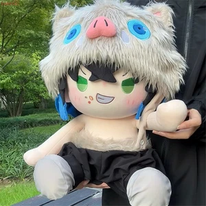 Anime Demon Slayer Hashibira Inosuke Plush Doll Collection Stuffed Toy Gift 40cm - Picture 1 of 11