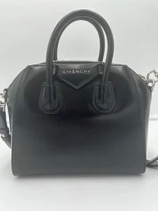 GIVENCHY Antigona Small Black Handbag w/ Crossbody Strap, Pre-owned - Picture 1 of 15