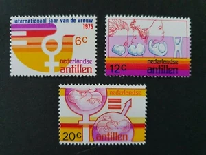 1975 NETHERLANDS ANTILLEN NEDERLAND INTERNATIONAL WOMEN YEAR VF MNH - Picture 1 of 1