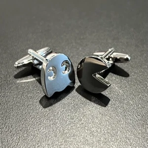 Arcade Game Pac-Man Ghost Cufflinks For Men Birthday Wedding Gift - Picture 1 of 7