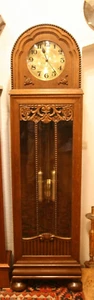 Standuhr Eiche mittel um 1920/30 - Bild 1 von 11
