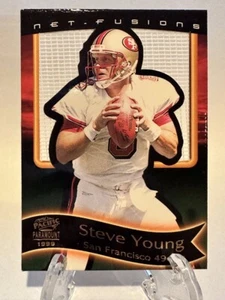 1999 Pacific Paramount End Zone Net-Fusions Steve Young #18 HOF 49ers 🔥 - Picture 1 of 2