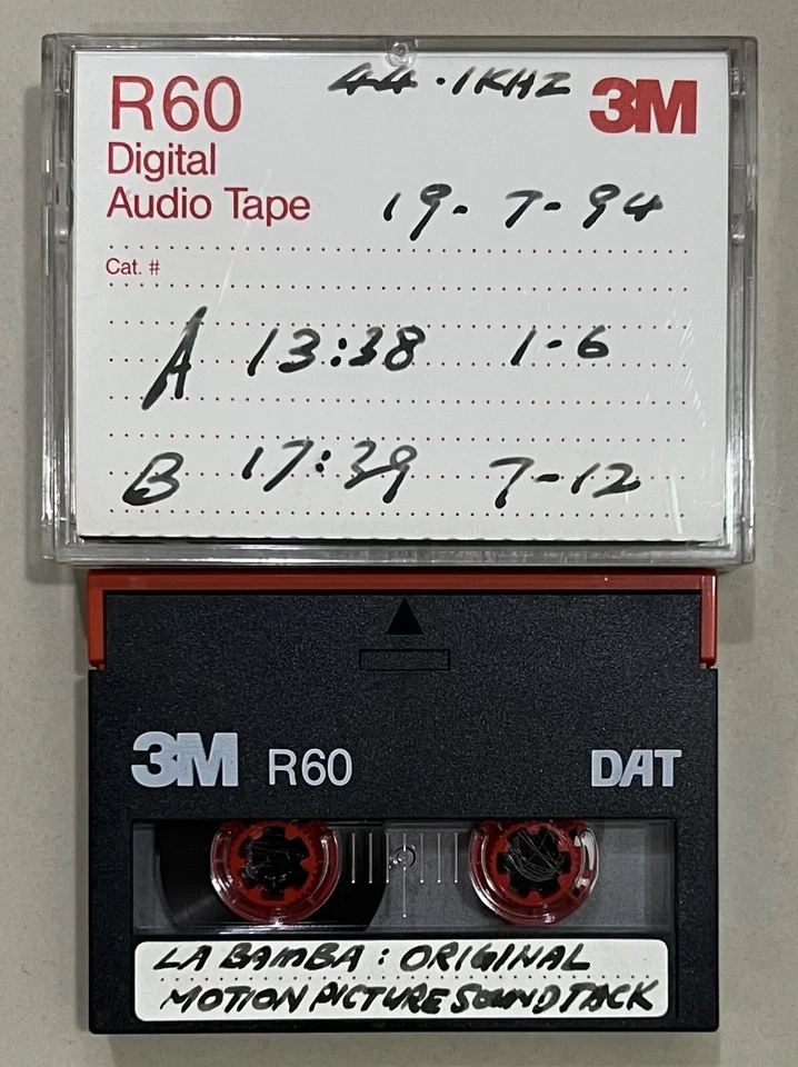 La Bamba Soundtrack Los Lobos DAT Production Master Digital Audio Tape Cassette - Image 1 of 1