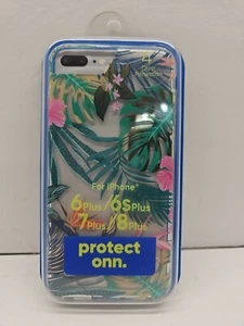Protect Onn Phone Case for iPhone 6 Plus 6s Plus 7 Plus 8 Plus Tropical NEW - Picture 1 of 2