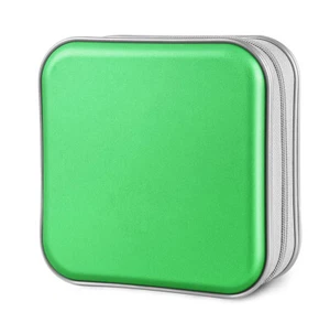 34 Disc CD Case Green Organizer DVD VCD Carry Portable Holder Storage Bag Album - Picture 1 of 6