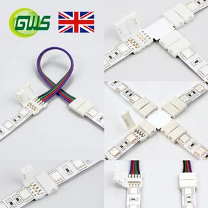 5 piezas de cable conector de 2/3/4/5/6 pines para tiras de luces LED 8/10/12 mm 2835/3528/5050 - Imagen 1 de 23