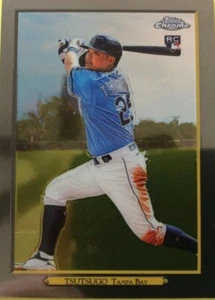 2020 Topps Update Turkey Red Chrome TRC-24 Yoshi Tsutsugo Rays RC - Picture 1 of 1