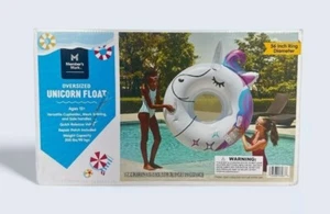 Flotador de piscina inflable de gran tamaño Members Mark Unicorn 56" - Imagen 1 de 2