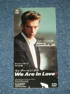 HARRY CONNICK, JR Japan 1990 NM Tall 3" inch CD Single WE ARE IN LOVE - Picture 1 of 5