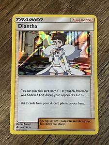 Pokemon Forbidden Light Diantha Rare Reverse Holo 105/131