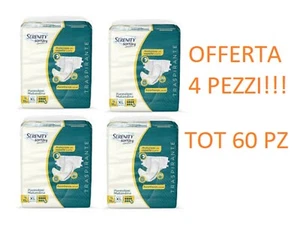 Serenity Softdry Pannolone Assorbenza Extra Taglia XL Offerta Tot 60 Pezzi - Foto 1 di 4