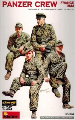 MiniArt 35364 Panzer Crew France 1944 - Soldaten - 1:35