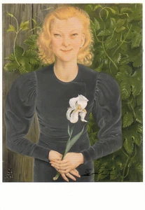 Postkarte: Otto Dix - Bildnis der Tänzerin Tamara Danischewski - Picture 1 of 1