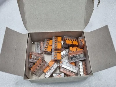 Wago 221-415 5 Conducteurs Lever-Nuts Max. 4mm2 - Lot De 25PCS - Photo 1/4