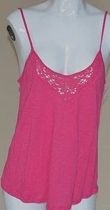 Womens PJ SALVAGE Pajama Tank Top With Lace Inset Spaghetti Straps CHOICE S OR M - Picture 1 of 4
