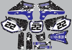 Gráficos para 2003-2005 Yamaha YZ250f YZ 250f Matrícula Guardabarros Calcomanía - Imagen 1 de 3