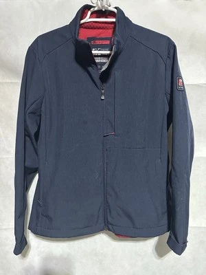 Oobe Chick-Fil-A XL Azul Marino Rojo Forrado de Vellón Impermeable Softshell Chaqueta Tronco Foto 1 de 4