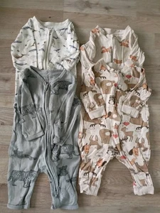 4 Stück Set Paket Schlafanzüge Schlafanzug Set Baby Gr. 62 Fixoni & H&M - Bild 1 von 1