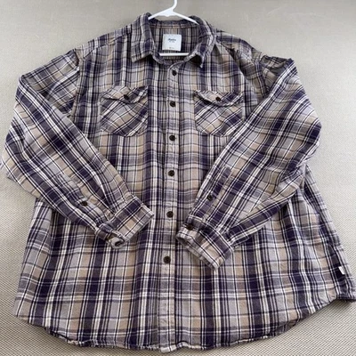 Camisa de franela KATIN FRED para hombre - Color: DUSK - Talla XXL, otoño, invierno. Usado en excelente estado Foto 1 de 4