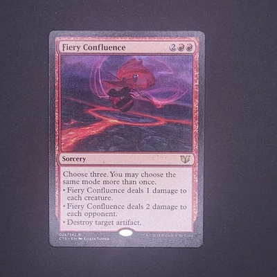 Fiery Confluence Commander 2015 #26 MTG Rare Sorcery Red Choose 3 NM - Image 1 of 2
