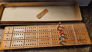 Tablero de cuna vintage Horn McCrillis con 6 clavijas No. C-39 Hecho en USA - Imagen 1 de 5