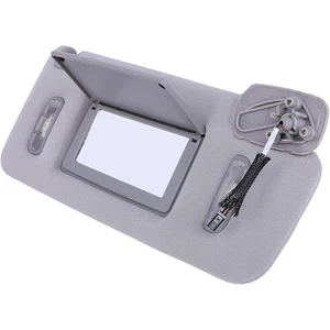 Gray Right Passenger Side Sun Visor W/ Light For Cadillac Chevrolet GMC 15-2019 - Picture 1 of 8
