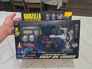 Godzilla Wars Supercharged Actionfigur mit Power-Up Snap-On Rüstung 1995 - Bild 1 von 9