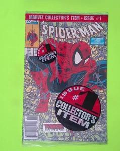 Spider-Man #1b Vol. 1 1990 Marvel Comics variante edicola grado superiore RY52-72 - Foto 1 di 2