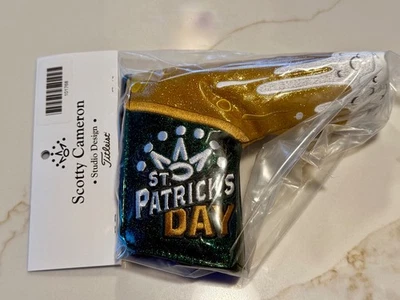 Scotty Cameron 2018 圣帕特里克节头套!  袋子里的新! 罕见! — 第 1/3 张图片