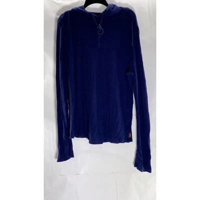 7 FOR ALL HUMANITY Para hombres Azul Oscuro Manga Larga Pullover Camisa Con Capucha Talla L Foto 1 de 4