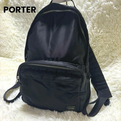 Mochila de día PORTER Yoshida Tanker negra de nailon para todos los días Japón Foto 1 de 4