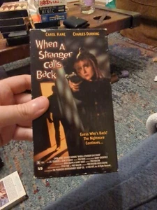 When A Stranger Call Back VHS - Carol Kane & Charles Durnin - Picture 1 of 5