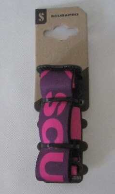 Nuevo accesorio de máscara de buceo ScubaPro Comfort Strap rosa/púrpura (24.730.010) Foto 1 de 2