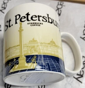 Tazza icona Starbucks ST PETERSBURG I V1 2012 MIC, NUOVA SKU, 16 oz fuori produzione RARA - Foto 1 di 10
