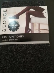 GEORGE WOMENS SIZE 1 CHARCOAL HEATHER TIGHTS - Picture 1 of 4