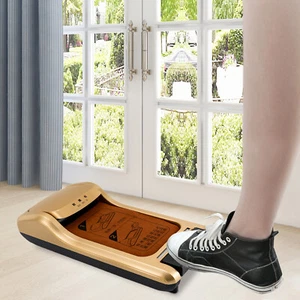 Máquina dispensadora automática de cubiertas de zapatos con película desechable para zapatos oficina interior - Imagen 1 de 12