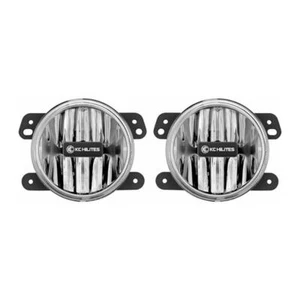 KC HiLiTES 10-18 for Jeep JK 4in. Gravity G4 LED Light 10w SAE/ECE Clear Fog Bea - Picture 1 of 3