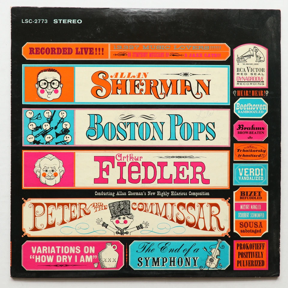 Allan Sherman / Boston Pops Orchestra - Peter and the Commissar - LP LSC-2773 Foto 1 de 4