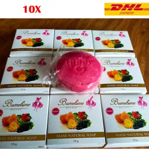 Bumebime Seife aufhellende Körpermaske natürliche thailändische Haut sehr schnell doppelt weiß 10X - Bild 1 von 7