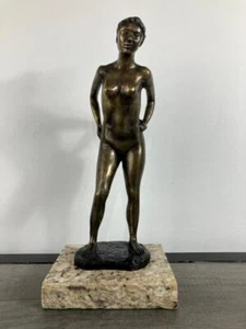 LEO MOL ̈EL BAÑISTA III ESCULTURA DE BRONCE FIRMADA Y NUMERADA - Imagen 1 de 6